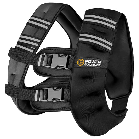 Power Guidance Weighted Vest for Men and Women Upgraded Strength Training Weight Vests Rucking Backpack with Weights Weighted Workout Running Vest