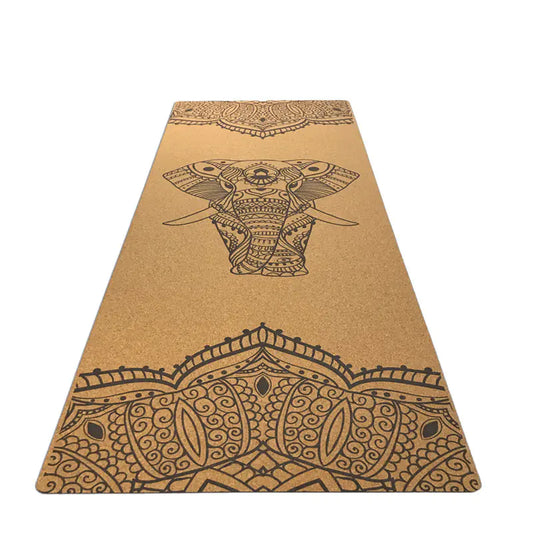 Rubber Fitness Mat for Exercise and Workouts