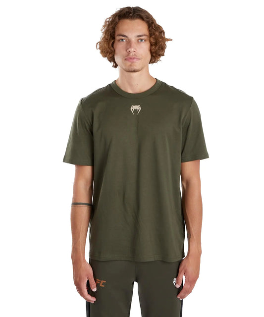 Venum Mens Standard UFC Adrenaline Fight Week T-Shirt Khaki M