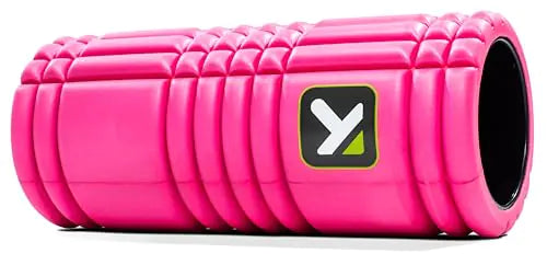 TRIGGERPOINT Performance Therapy Grid Foam Roller for Exercise Deep Tissue Massage and Muscle Recovery Original (13-Inch) Pink